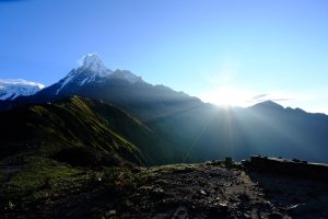 sunrise view during mardi himal trek 5 days