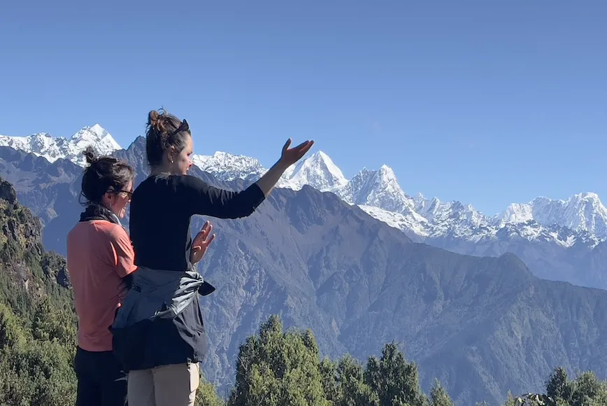View fromThadepati during Langtang Gosaikunda Helambu Trek in Nepal
