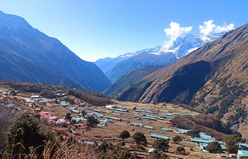 Phorse village during Everest Region trek