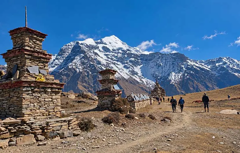 Beautiful view of mountain with mane and shorten in ear and phu valley.